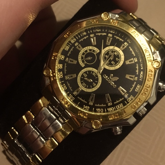 Men’s gold and silver watch FREE SHIPPING! - Picture 1 of 3